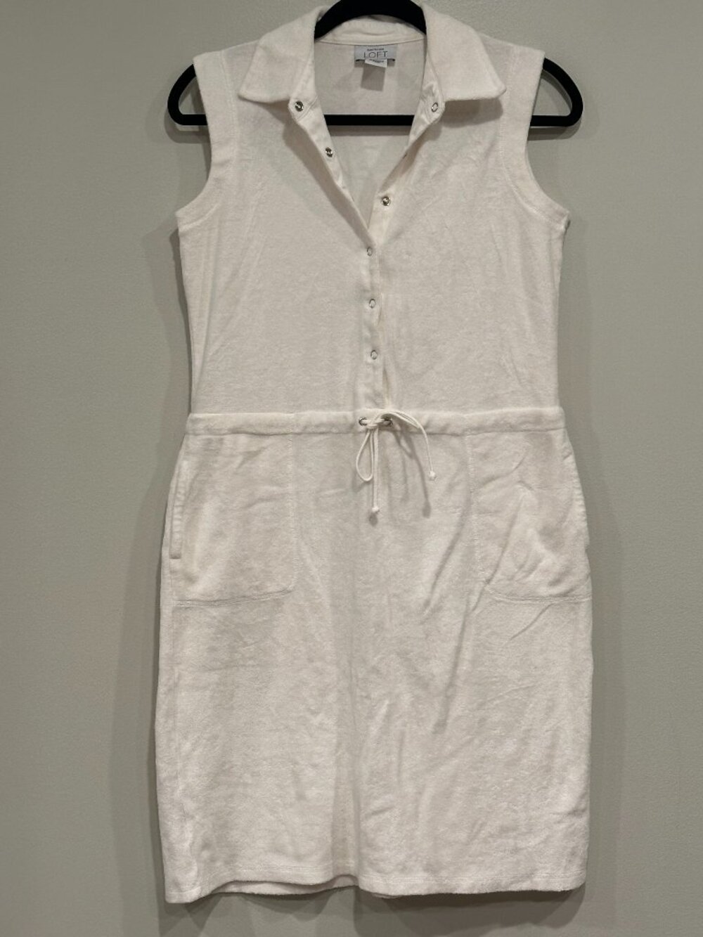 LOFT Terry Coth Dress / Swim Cover Small